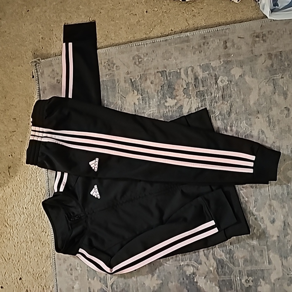 Adidas Girls Two Piece Sweat set